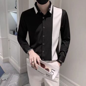 Full Sleeve Shirt 4120 Black White