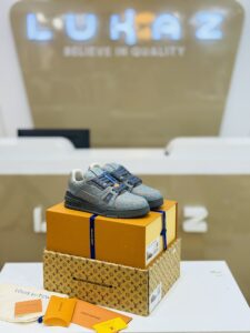 Louis Vuitton Trainer Blue Colorway Mirror Copy