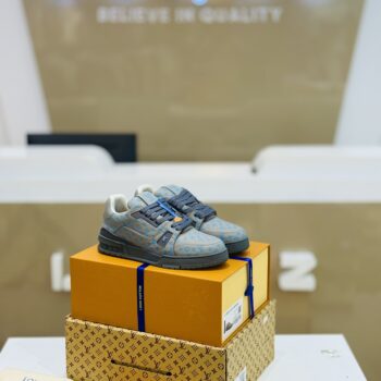 Louis Vuitton Trainer Blue Colorway Mirror Copy