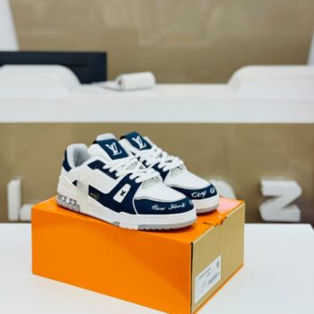 Louis Vuitton Trainer Light Blue White (grade 1:1)