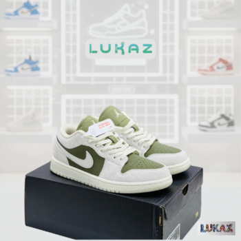 Jordan 1 Low Mediam Olive (Grade 1:1)