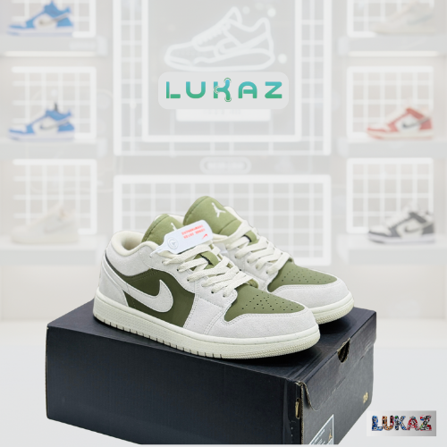 Jordan 1 low mediam olive
