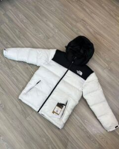 NorthFace White Black