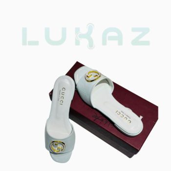 Gucci low heel white