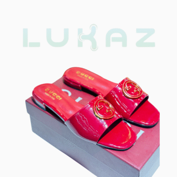 Gucci low heel merun